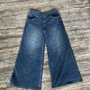 HALARA Blue Flare Wide Leg Jeans